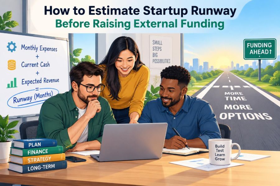 ๐ How to Estimate Startup Runway Before Raising External Funding