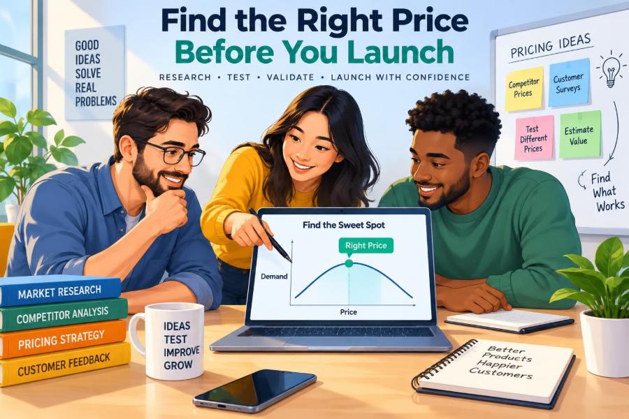 💳 How to Find the Right Price for a New Product Before Launching It