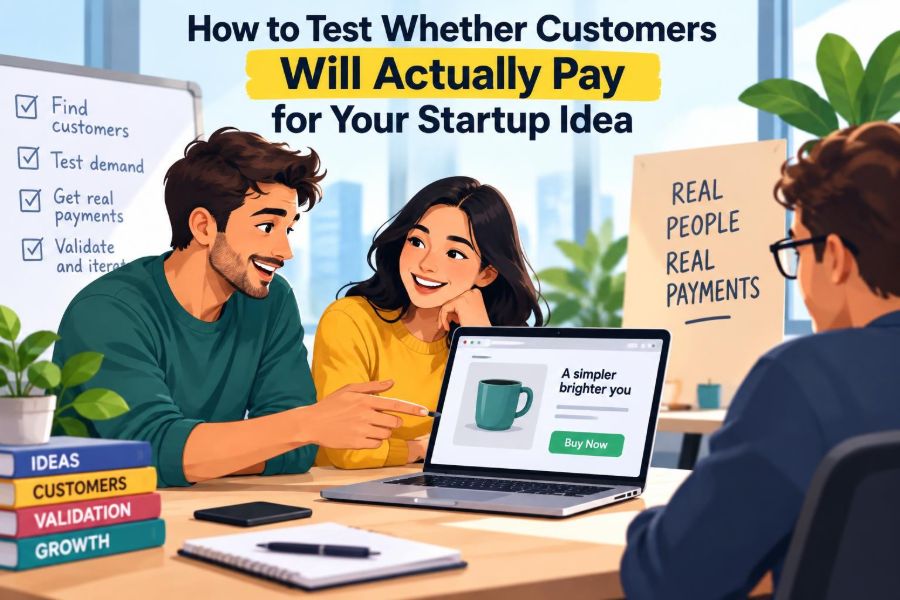 🧪 How to Test Whether Customers Will Actually Pay for Your Startup Idea