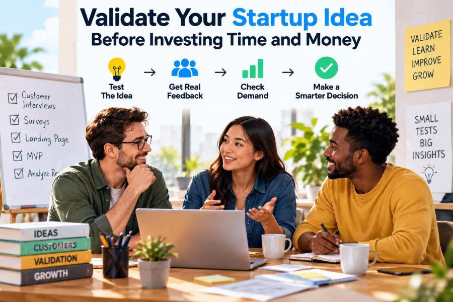 🚀 How to Validate a Startup Idea Before Investing Time and Money