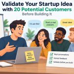 🚀 How to Validate a Startup Idea with 20 Potential Customers Before Building It