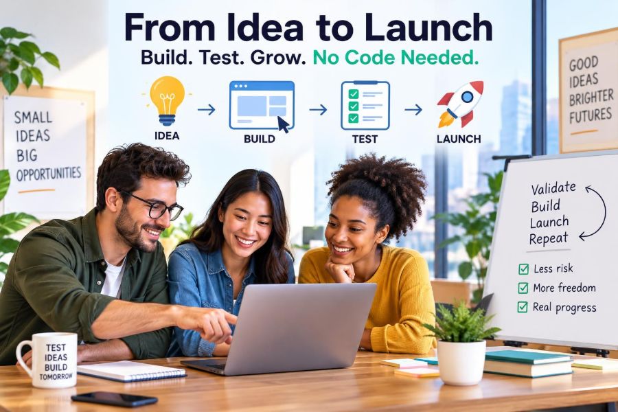 🚀 Real-World Uses of No-Code Tools for Testing and Launching Startup Ideas