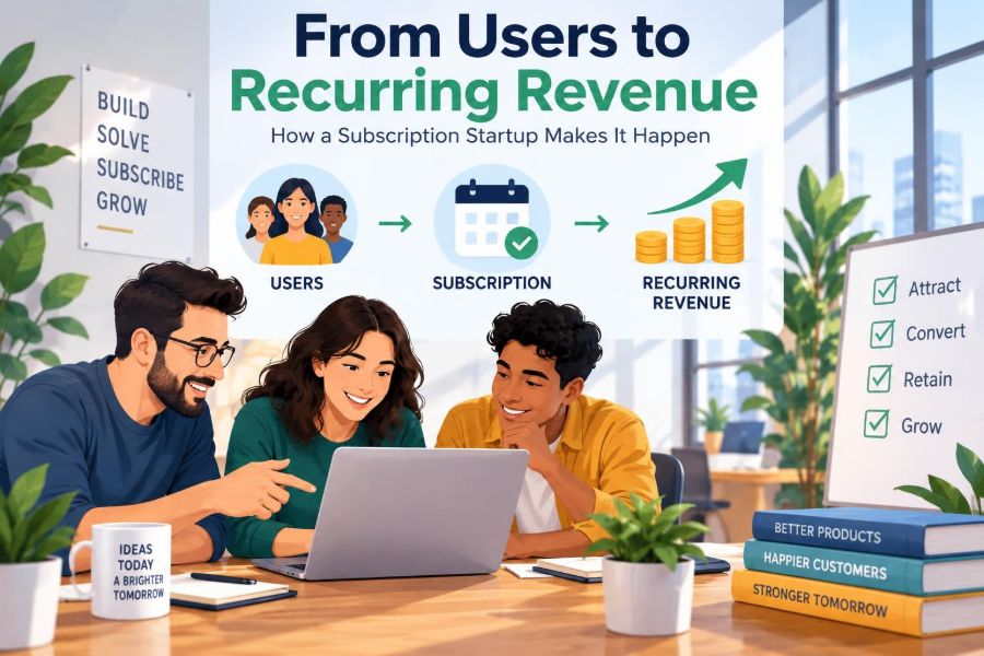 🚀 Under the Hood: How a Subscription Startup Turns Users into Recurring Revenue