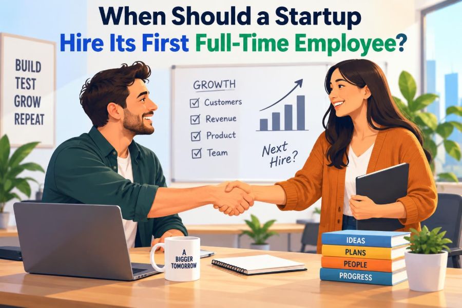 🚀 When Should a Startup Hire Its First Full-Time Employee?