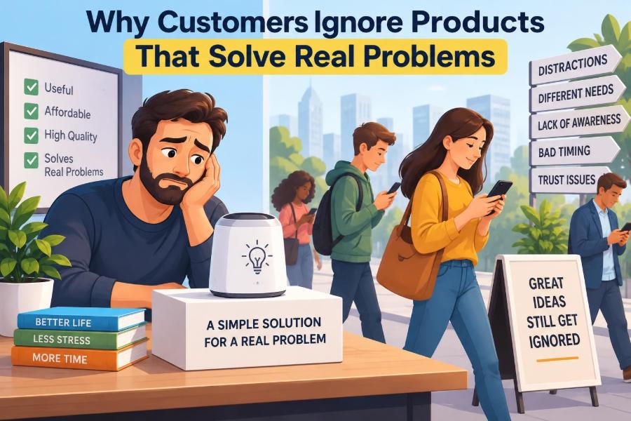 💡 Why Customers Ignore Products That Solve Real Problems