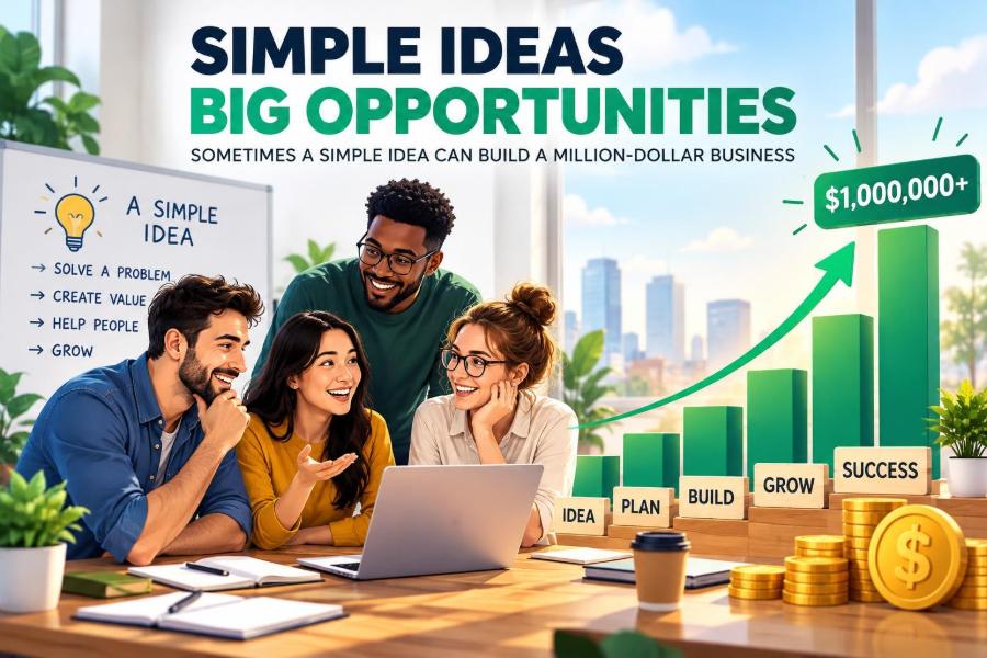 🚀 Have You Ever Wondered Why Some Simple Startup Ideas Become Million-Dollar Businesses?