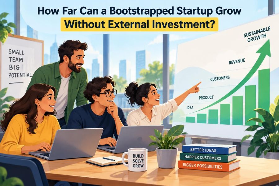 🚀 How Far Can a Bootstrapped Startup Grow Without External Investment?