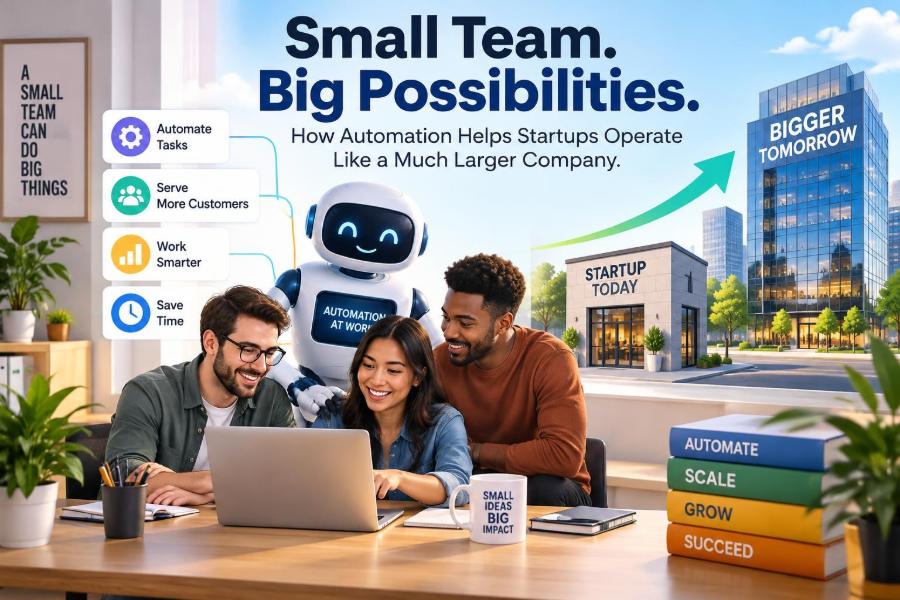 π How Powerful Is Automation for Helping a Small Startup Operate Like a Much Larger Company?