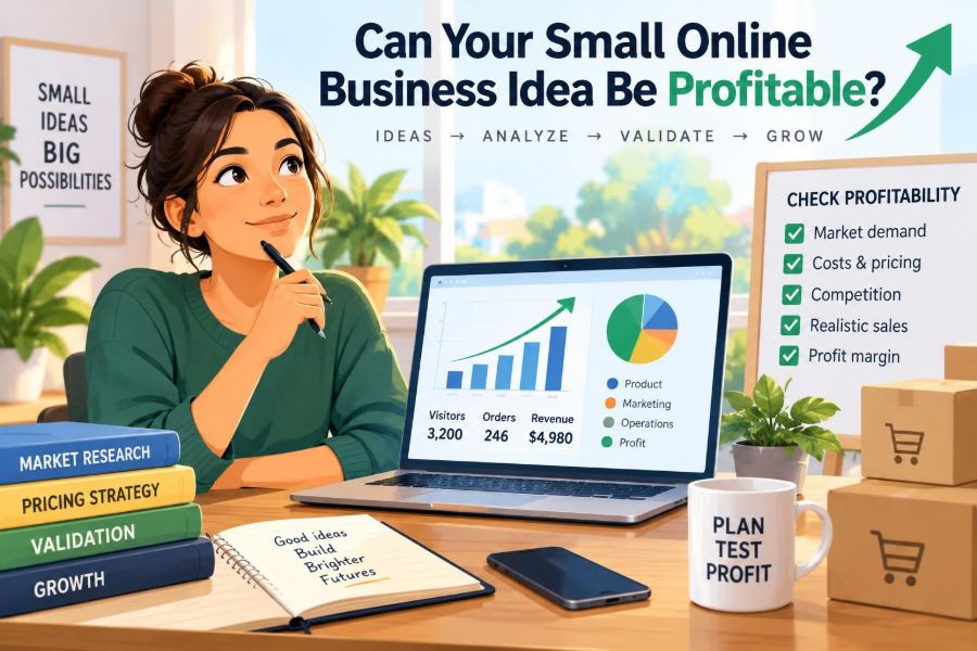 🚀 How to Estimate Whether a Small Online Business Idea Can Become Profitable