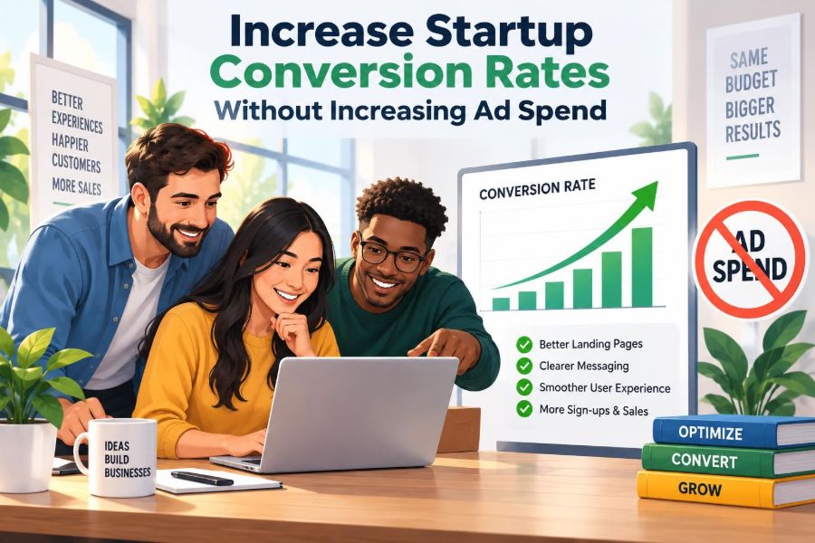 🚀 How to Increase Startup Conversion Rates Without Increasing Ad Spend