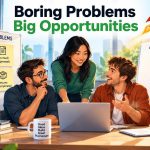 🚀 How to Spot a Boring Problem That Could Become a Profitable Startup