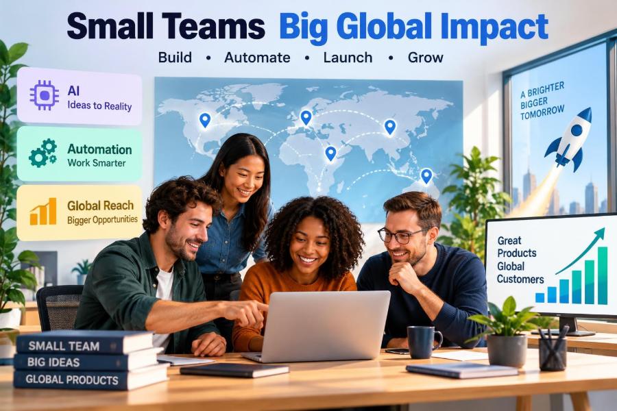 🚀 Innovations in Entrepreneurship: How Small Teams Are Launching Global Products with AI and Automation