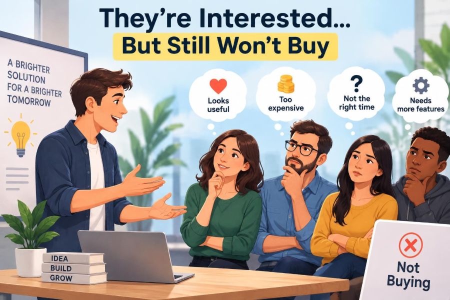 🚀 Reasons Why Customers Show Interest in a Startup but Still Refuse to Buy