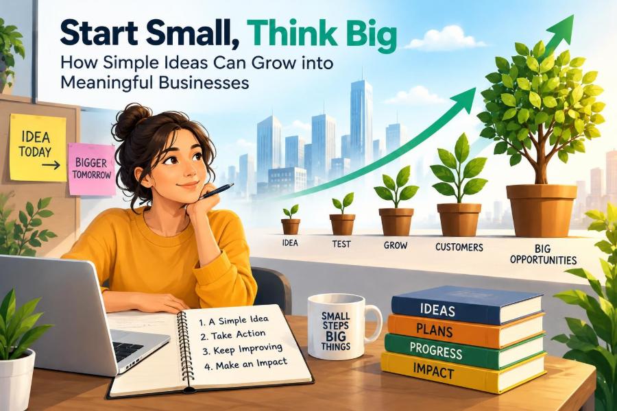 🚀 Start Small, Think Big: How Simple Ideas Can Grow into Meaningful Businesses