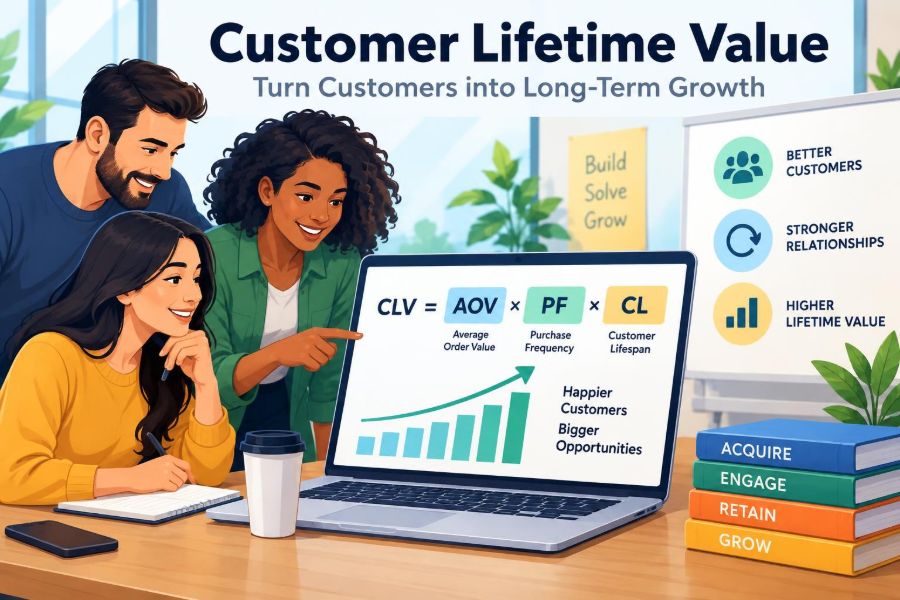🚀 The Formula Behind Customer Lifetime Value: How Startups Estimate What Each Customer Is Worth