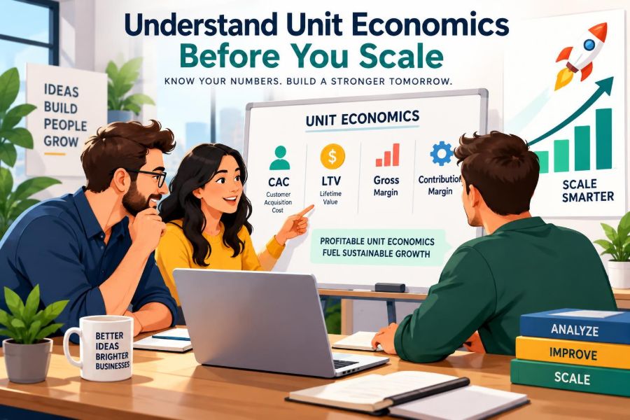 🚀 Understanding Startup Unit Economics Before Trying to Scale a Business