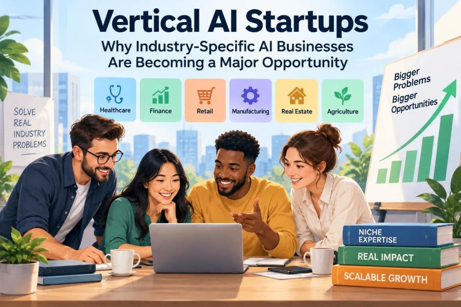 🚀 Vertical AI Startups: Why Industry-Specific AI Businesses Are Becoming a Major Opportunity