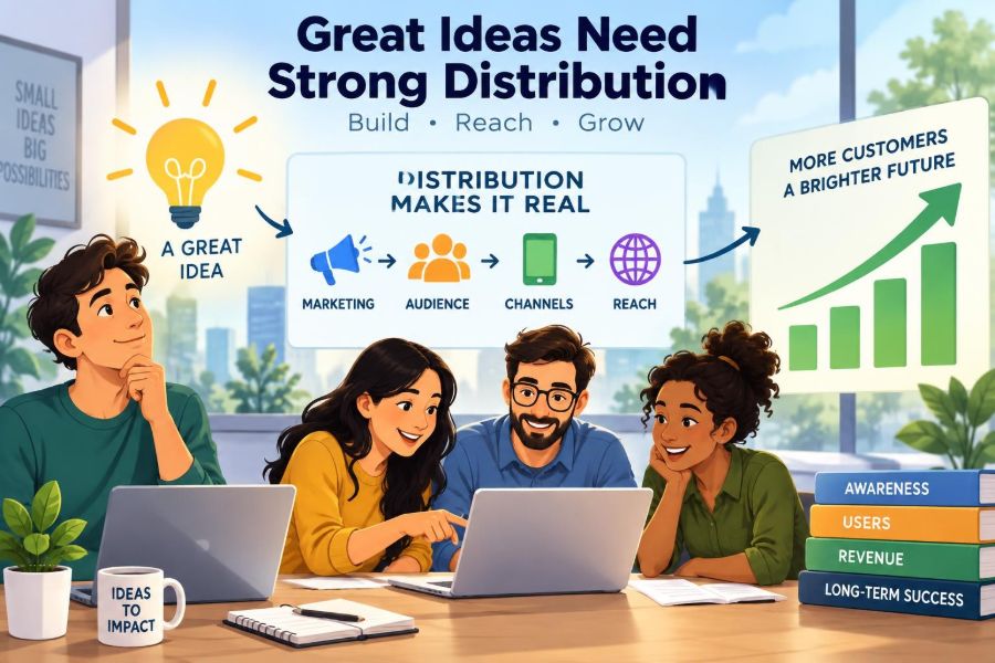 🚀 Why Good Startup Ideas Still Need Strong Distribution to Succeed